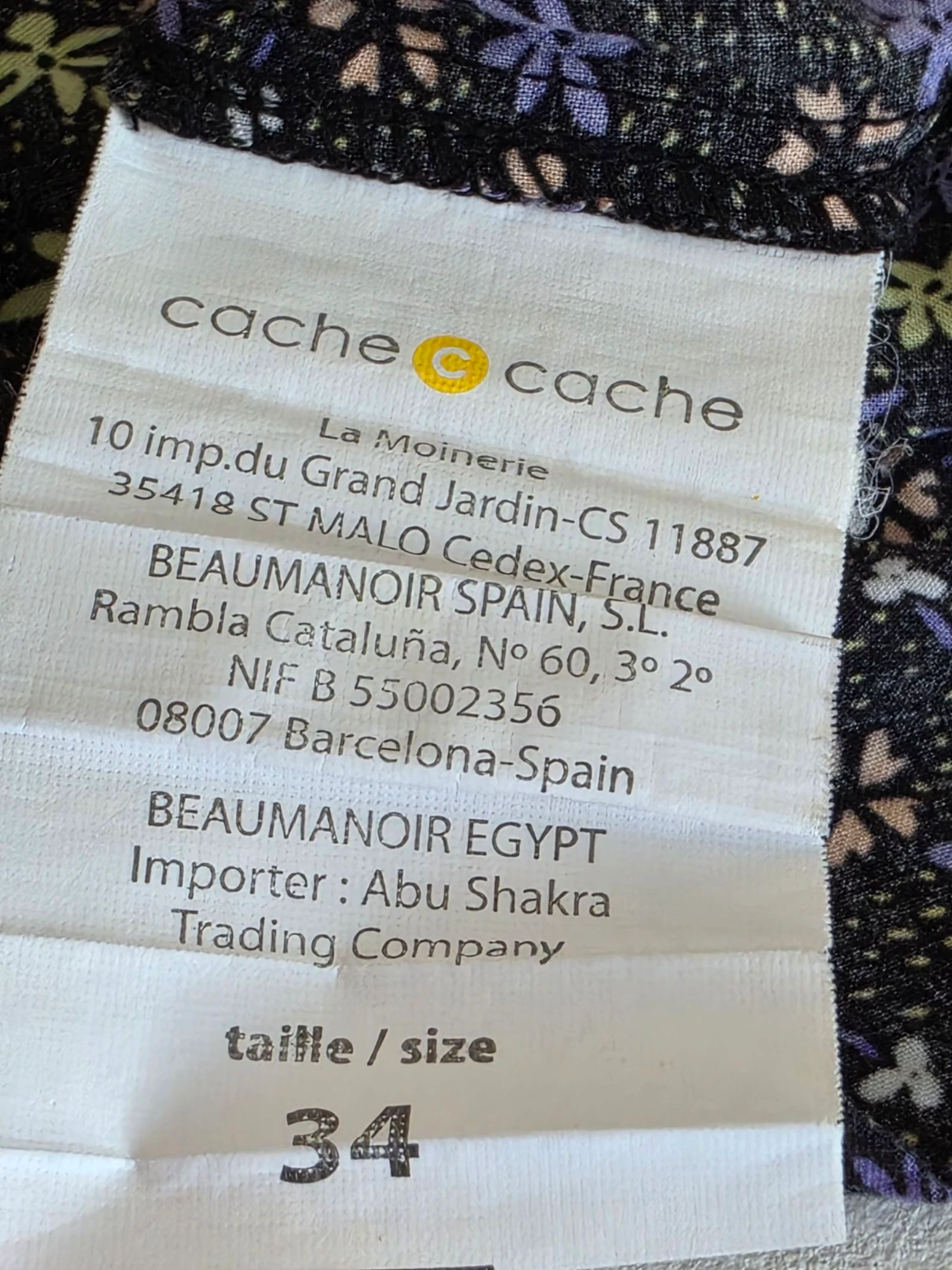 Débardeur fleurie Cache Cache - Taille 34 (XS)  – photo 6